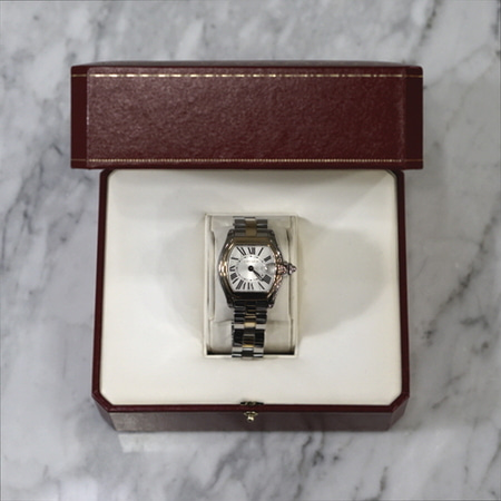 Cartier(까르띠에) W62026Y4 18K콤비 ROADSTER(로드스터) 여성 시계
