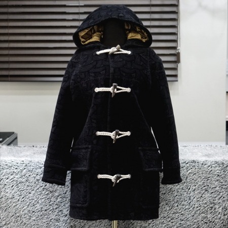 Louis Vuitton(루이비통) 1A0IV9 루프 체크 쇼라인 남성 더플 코트