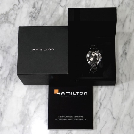 HAMILTON(해밀턴) H325651 재즈마스터 오픈하트 오토매틱 스틸 남성 시계