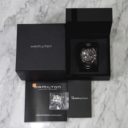 HAMILTON(해밀턴) H37512131 재즈마스터 SEAVIEW(씨뷰) 쿼츠 스틸 남성 시계