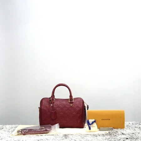 Louis Vuitton(루이비통) M40827 모노그램 앙프렝뜨 스피디25 반둘리에 토트백 겸 숄더백