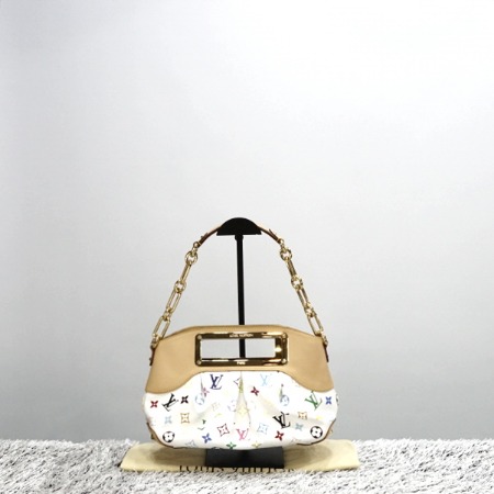 Louis Vuitton(루이비통) M40257 모노그램 화이트멀티 주디(쥬디) PM 토트백 겸 숄더백