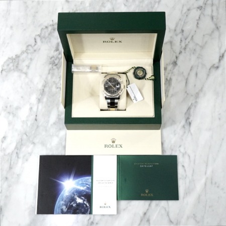 Rolex(롤렉스) 116333 18K골드 콤비 데이저스트 41MM 다크로듐 슬레이트 그린로만 남성 시계