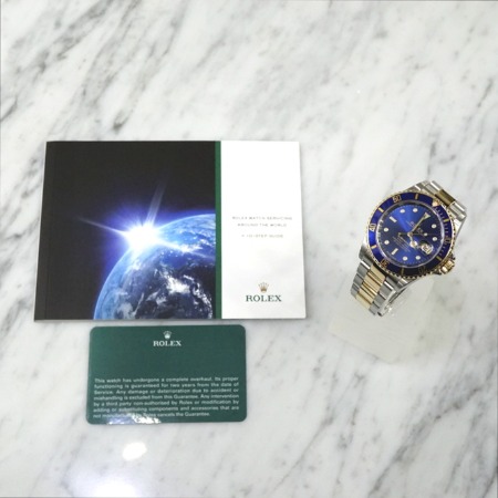 Rolex(롤렉스) 16613 18K골드 청판콤비(청콤) 서브마리너 남성 시계