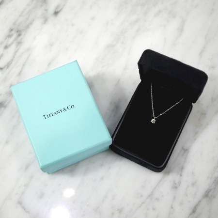 Tiffany(티파니) 플래티늄 솔리테어 다이아몬드 목걸이aa02616