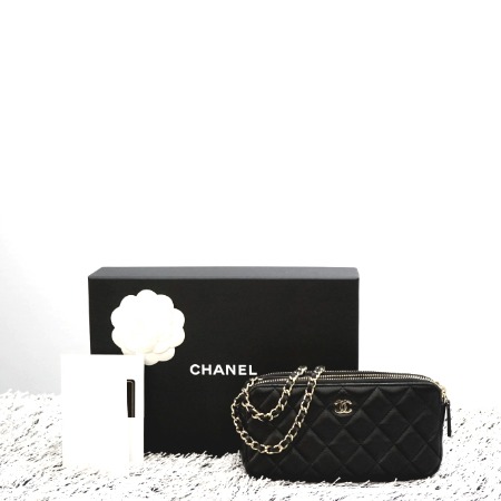 Chanel(샤넬) A82527 더블지퍼 WOC 클래식 체인 미니 크로스백aa02842