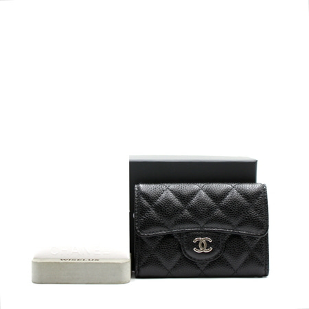 [미사용]Chanel(샤넬) A80799 캐비어 클래식 카드홀더 지갑aa13434