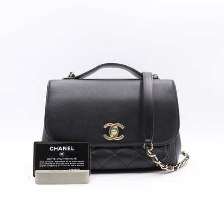 Chanel(샤넬) A93607 비즈니스 어피니티 캐비어 미듐 탑핸들 토트백 겸 숄더백aa20560