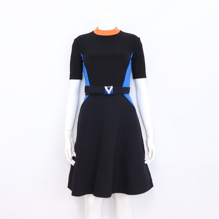 Louis Vuitton(루이비통) 1A5JGU 숏 슬리브 벨트 여성 드레스 원피스aa17789