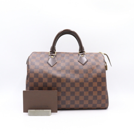 Louis Vuitton(루이비통) N41531 다미에 에벤 캔버스 스피디30 토트백aa22526