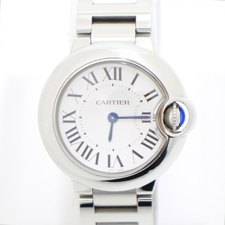 [23년]Cartier(까르띠에) W69010Z4 발롱블루 스몰 28MM 스틸 쿼츠 여성 시계aa34410