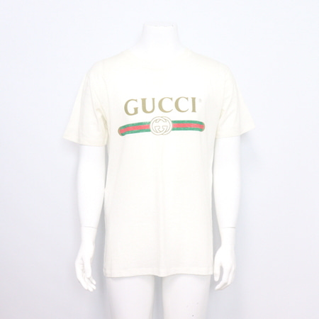Gucci(구찌) 457095 빈티지 로고 프린팅 남여공용 티셔츠aa33854