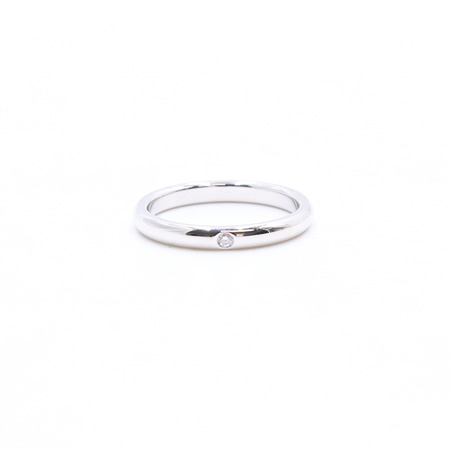 Tiffany(티파니) 엘사 퍼레티 플래티늄 1P다이아몬드 밴드링 반지-18호aa18605