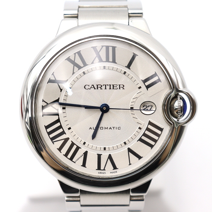 Cartier(까르띠에) W69012Z4 발롱블루 42mm 라지 오토매틱 스틸 남성 시계aa38420